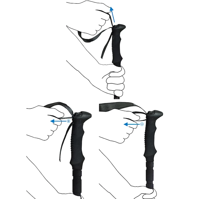 Bâtons De Course De Trail Camp MEGASONIC, 115-135 Cm 2 Bâtons De Course De Trail Camp MEGASONIC, 115-135 Cm – Image 2