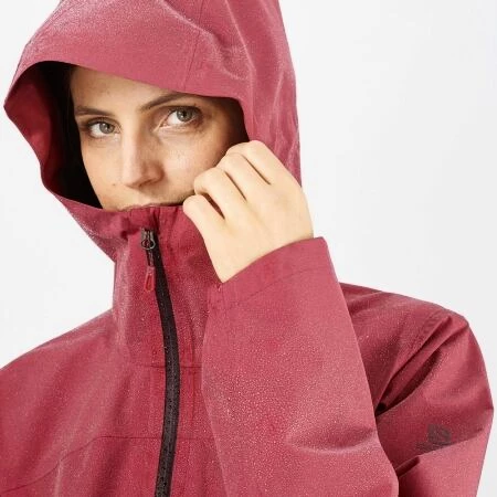 Blouson Pour Femme Salomon Outline GTX® 2.5L Jkt Earth Red SS22 2 Blouson Pour Femme Salomon Outline GTX® 2.5L Jkt Earth Red SS22 – Image 2