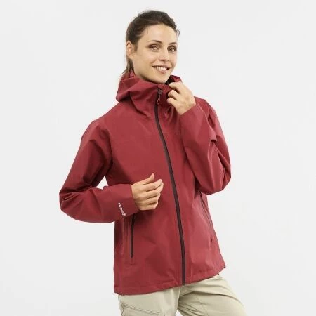 Blouson Pour Femme Salomon Outline GTX® 2.5L Jkt Earth Red SS22 4 Blouson Pour Femme Salomon Outline GTX® 2.5L Jkt Earth Red SS22 – Image 4