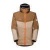 Blouson Pour Homme Mammut Convey Tour HS Hooded Jacket Safari/Dark Sand