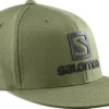 Casquette Salomon Logo Cap Flexfit® Olive Night SS22
