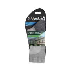 Chaussettes Pour Homme Bridgedale Hike UL Performance Crew Original Gunmetal -Plein Air Équipement Magasin chaussettes pour homme bridgedale hike ul performance crew original gunmetal 176638 650x650 g1