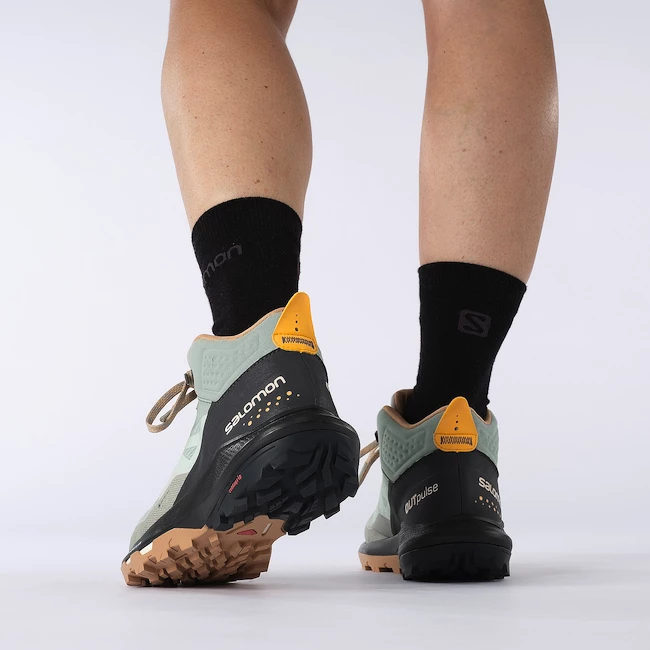 Chaussures Pour Femme Salomon OUTpulse Mid GTX Wrought Iron 3 Chaussures Pour Femme Salomon OUTpulse Mid GTX Wrought Iron – Image 3