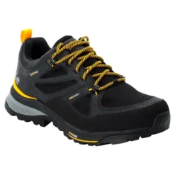 Chaussures Pour Homme Jack Wolfskin Force Striker Texapore Low Black / Burly Ywllow