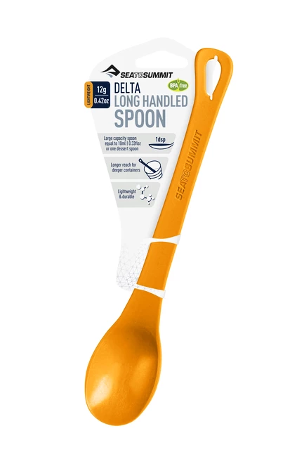 Cuillère Sea To Summit Delta Long Handled Spoon Orange SS22 2 Cuillère Sea To Summit Delta Long Handled Spoon Orange SS22 – Image 2
