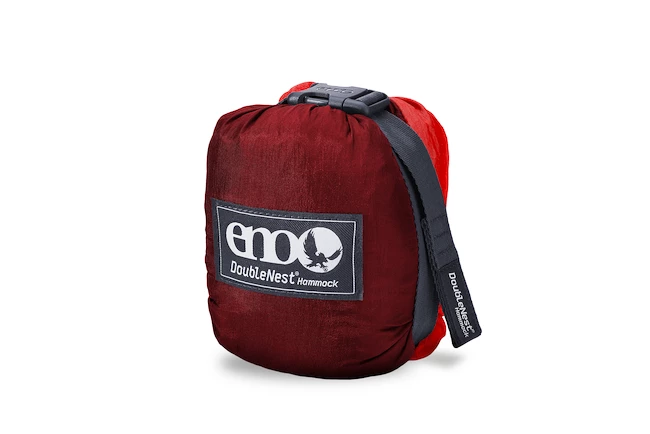 Hamac Eno DoubleNest Red/Ruby 2 Hamac Eno DoubleNest Red/Ruby – Image 2