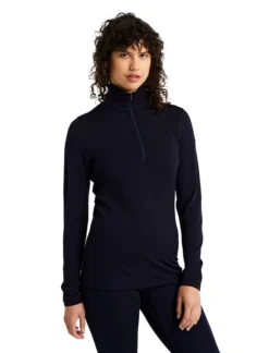 Icebreaker W 260 Tech LS Half Zip MIDNIGHT NAVY -Plein Air Équipement Magasin icebreaker w 260 tech ls half zip midnight navy 99964 650x650 g1