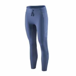 Leggings Pour Femme Patagonia Endless Run 7/8 Tights Current Blue SS22