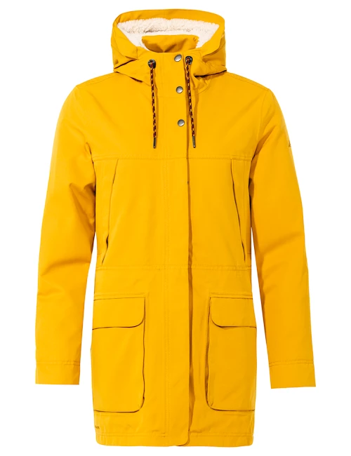 Manteau Pour Femme VAUDE Wo Manukau Parka II Burnt Yellow 2 Manteau Pour Femme VAUDE Wo Manukau Parka II Burnt Yellow – Image 2