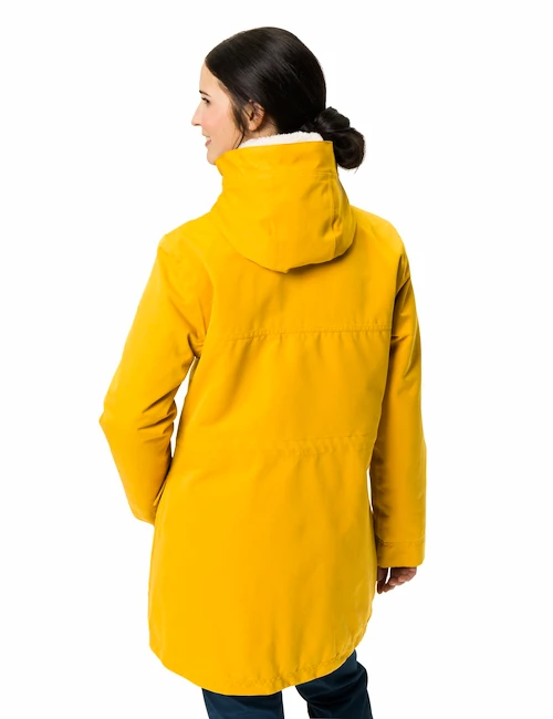 Manteau Pour Femme VAUDE Wo Manukau Parka II Burnt Yellow 5 Manteau Pour Femme VAUDE Wo Manukau Parka II Burnt Yellow – Image 5