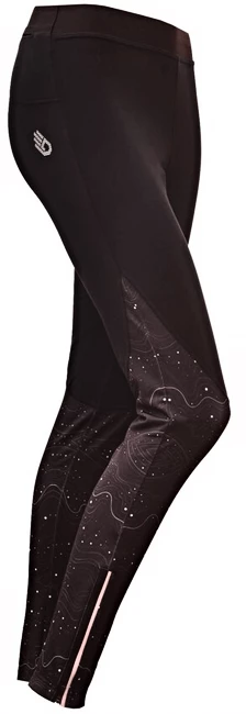 Pantalon Pour Femme Sensor Dots černá/bílá