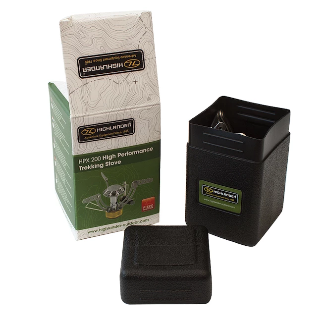 Réchaud Highlander HPX200 Compact Stove + Piezo 2 Réchaud Highlander HPX200 Compact Stove + Piezo – Image 2