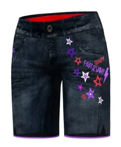 Short Pour Femme Crazy Idea Wonder Magic Black/Zebra SS22