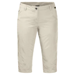 Short Pour Femme Jack Wolfskin Kalahari 3/4 Pants Dusty Grey