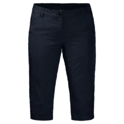 Short Pour Femme Jack Wolfskin Kalahari 3/4 Pants Midnight Blue