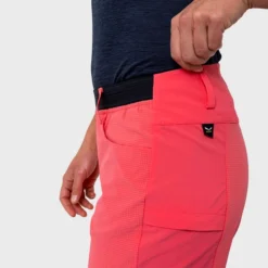 Short Pour Femme Salewa Puez 3 DST Calypso Coral -Plein Air Équipement Magasin short pour femme salewa puez 3 dst calypso coral 172779 650x650 g4