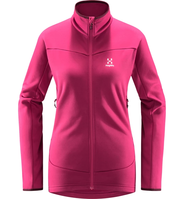 Sweat-shirt Pour Femme Haglöfs Frost Mid Pink 1 Sweat-shirt Pour Femme Haglöfs Frost Mid Pink