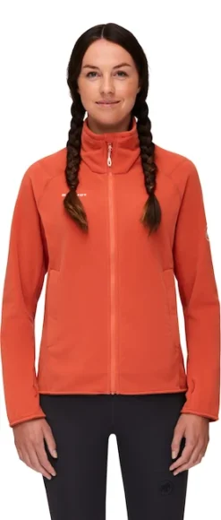 Sweat-shirt Pour Femme Mammut Innominata Light ML Jacket Terracotta -Plein Air Équipement Magasin sweat shirt pour femme mammut innominata light ml jacket terracotta 165977 650x650 g1