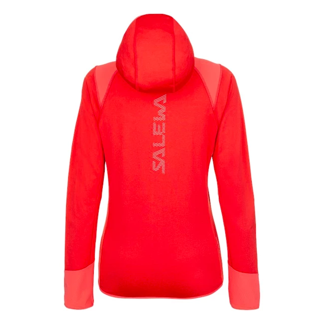 Sweat-shirt Pour Femme Salewa Agner Hybrid PL/DST Calypso Coral Mel 4 Sweat-shirt Pour Femme Salewa Agner Hybrid PL/DST Calypso Coral Mel – Image 4