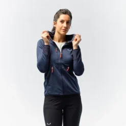 Sweat-shirt Pour Femme Salewa Agner Hybrid PL/DST Navy Blazer Melange -Plein Air Équipement Magasin sweat shirt pour femme salewa agner hybrid pl dst navy blazer melange 172627 650x650 g7