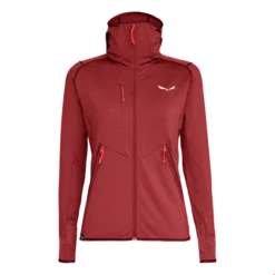 Sweat-shirt Pour Femme Salewa Agner Hybrid PL/DST W FZ Hdy