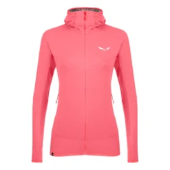 Sweat-shirt Pour Femme Salewa Light Micro PL Calypso Coral Mel