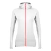 Sweat-shirt Pour Femme Salewa Light Micro PL White Melange
