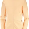 Sweat-shirt Pour Femme Salomon Outrack Full Zip Mid Apricot Ice SS22