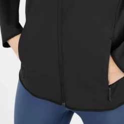 Sweat-shirt Pour Femme Salomon Outrack Full Zip Mid Black SS22 -Plein Air Équipement Magasin sweat shirt pour femme salomon outrack full zip mid black ss22 162446 650x650 g2