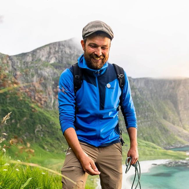 Sweat-shirt Pour Homme Bergans Skaland Hood Blue 4 Sweat-shirt Pour Homme Bergans Skaland Hood Blue – Image 4