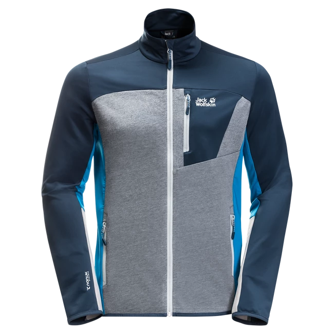 Sweat-shirt Pour Homme Jack Wolfskin Milford Sky Fleece Thunder Blue 1 Sweat-shirt Pour Homme Jack Wolfskin Milford Sky Fleece Thunder Blue