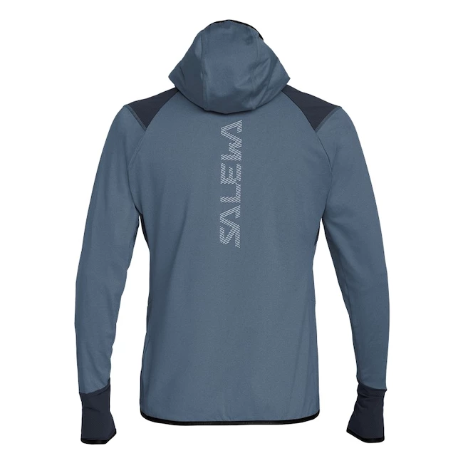 Sweat-shirt Pour Homme Salewa Agner Hybrid PL/DST Flint Stone Melange 2 Sweat-shirt Pour Homme Salewa Agner Hybrid PL/DST Flint Stone Melange – Image 2