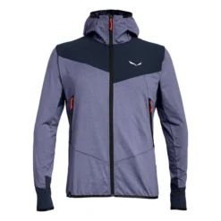 Sweat-shirt Pour Homme Salewa Agner Hybrid PL/DST Navy Blazer Melange