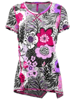 T-shirt Pour Femme Crazy Idea Aloha Doodles SS22