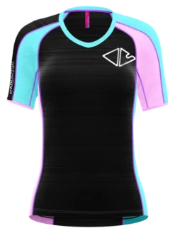 T-shirt Pour Femme Crazy Idea Ionic Frozen/Black SS22