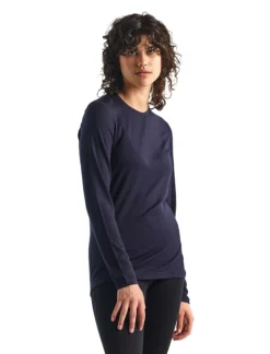 T-shirt Pour Femme Icebreaker 200 Oasis LS Crewe Midnight Navy 5 T-shirt Pour Femme Icebreaker 200 Oasis LS Crewe Midnight Navy -Plein Air Équipement Magasin t shirt pour femme icebreaker 200 oasis ls crewe midnight navy 99779 650x650 g1
