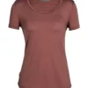 T-shirt Pour Femme Icebreaker Sphere II SS Scoop Tee Grape SS22