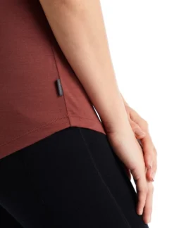 T-shirt Pour Femme Icebreaker Sphere II SS Scoop Tee Grape SS22 -Plein Air Équipement Magasin t shirt pour femme icebreaker sphere ii ss scoop tee grape ss22 167338 650x650 g3