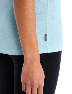 T-shirt Pour Femme Icebreaker Tech Lite II SS Scoop Tee Fabulous Fer Haze SS22 -Plein Air Équipement Magasin t shirt pour femme icebreaker tech lite ii ss scoop tee fabulous fer haze ss22 167353 650x650 g2