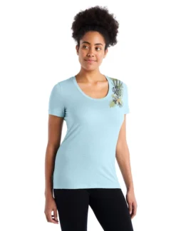 T-shirt Pour Femme Icebreaker Tech Lite II SS Scoop Tee Fabulous Fer Haze SS22 -Plein Air Équipement Magasin t shirt pour femme icebreaker tech lite ii ss scoop tee fabulous fer haze ss22 167353 650x650 g3