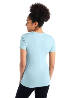 T-shirt Pour Femme Icebreaker Tech Lite II SS Scoop Tee Fabulous Fer Haze SS22 -Plein Air Équipement Magasin t shirt pour femme icebreaker tech lite ii ss scoop tee fabulous fer haze ss22 167353 650x650 g4