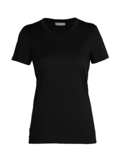 T-shirt Pour Femme Icebreaker Tech Lite II SS Tee Black SS22