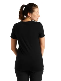 T-shirt Pour Femme Icebreaker Tech Lite II SS Tee Black SS22 -Plein Air Équipement Magasin t shirt pour femme icebreaker tech lite ii ss tee black ss22 167323 650x650 g1