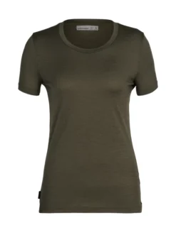T-shirt Pour Femme Icebreaker Tech Lite II SS Tee Loden SS22