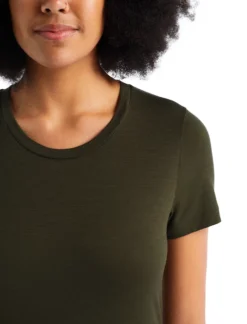T-shirt Pour Femme Icebreaker Tech Lite II SS Tee Loden SS22 -Plein Air Équipement Magasin t shirt pour femme icebreaker tech lite ii ss tee loden ss22 167318 650x650 g3
