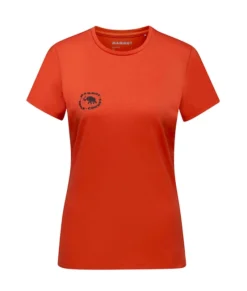 T-shirt Pour Femme Mammut Seile T-Shirt Terracotta