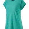 T-shirt Pour Femme Patagonia Ridge Flow Shirt Fresh Teal SS22