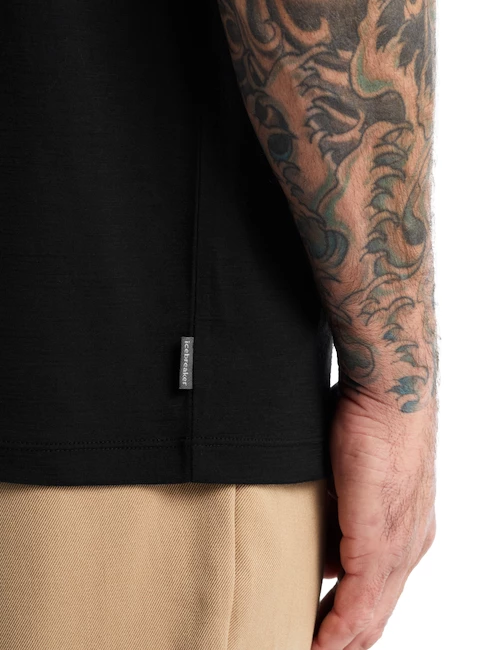 T-shirt Pour Homme Icebreaker Granary SS Pocket Tee Black SS22 5 T-shirt Pour Homme Icebreaker Granary SS Pocket Tee Black SS22 – Image 5