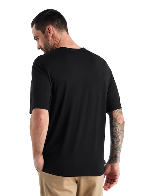 T-shirt Pour Homme Icebreaker Granary SS Pocket Tee Black SS22 6 T-shirt Pour Homme Icebreaker Granary SS Pocket Tee Black SS22 – Image 6