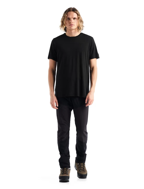 T-shirt Pour Homme Icebreaker Sphere II SS Black SS22 3 T-shirt Pour Homme Icebreaker Sphere II SS Black SS22 – Image 3